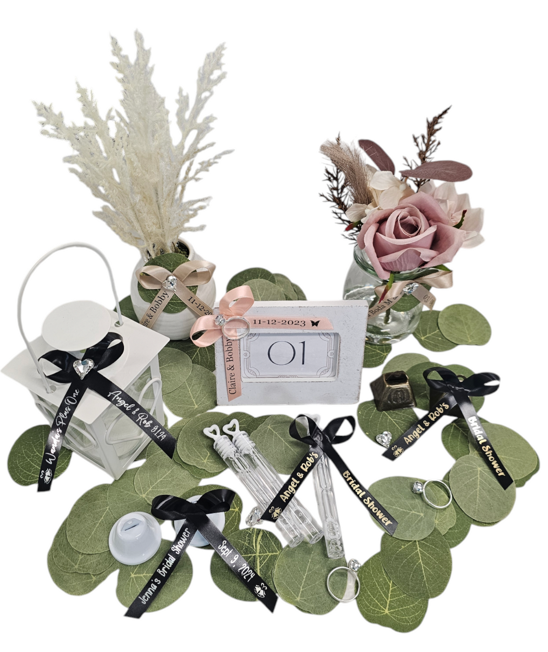 Personalized Ribbon Pins - Pack of 20